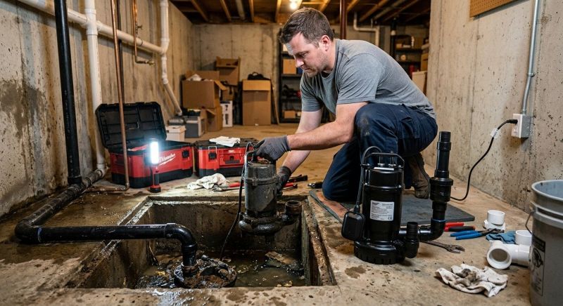 Ejector Pump Installation in Manchester, NH